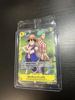 One Piece CCG Monkey.D.Luffy OP10-111 Set Sail Event Promo Card Factory Sealed - Image 1