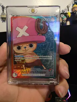 Namco One Piece CCG Tony Tony.Chopper Leader Two Legends OP08-001 Foil 5000 - Image 1