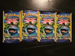 Pokemon X & Y Evolutions 4 Pack Lot Of Venusaur 3 Card Pack - New Factory Sealed - Image 1