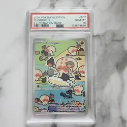 Pokemon TCG Clobbopus, Victini 8 Illustration Card 207/191 Surging Sparks PSA 10 - Image 3
