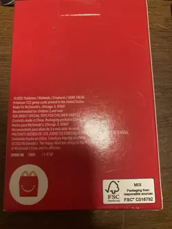 5 McDonalds Pokemon Card Packs 2022 Complete In Packaging - Image 2