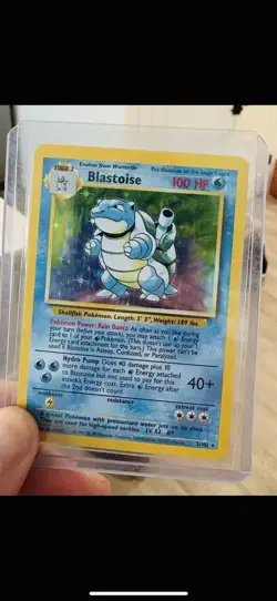 Pokemon TCG - Card Stock - 1999 Base Set - 2/102 Holo Rare Blastoise - 100 HP - Image 1