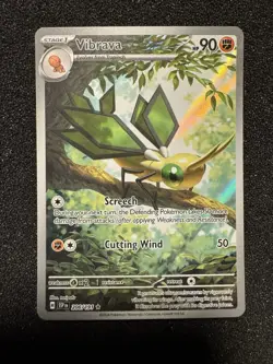 Pokemon Card TCG - Vibrava 206/191 Illustration Rare Surging Sparks M/NM - Image 1
