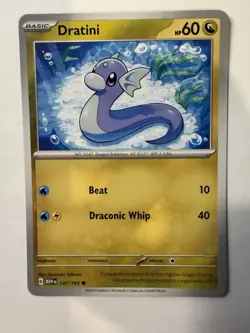 Dratini SV: Scarlet & Violet 151 147/165 NM English Pokemon Card - Image 1