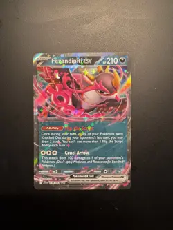 Fezandipiti EX 038/064 Shrouded Fable Double Rare Holo Card - Image 1