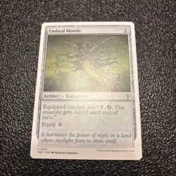MTG White Border Umbral Mantle Mystery Booster 2 MB2 NM Near Mint Magic - Image 1