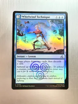 Whirlwind Technique - 100 - MTG Avatar: The Last Airbender - Uncommon - FOIL - Image 1
