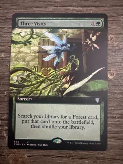 Magic the Gathering: Three Visits (Extended Art) Commander Legends Regular - Image 1
