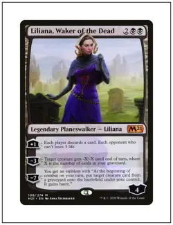 1x Liliana, Waker of the Dead, Magic the Gathering, MTG NM - Image 1