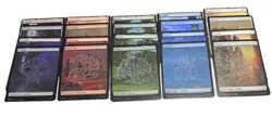 Magic: The Gathering Marvel's Spider-Man Full Art Basic Land (Foil) Set NM TCG - Image 1