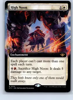 Magic: Outlaws of Thunder Junction #314 High Noon (Extended Art) .VO4 - Image 1