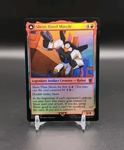 MTG Slicer, Hired Muscle/Slicer, High-Speed Antagonist #6 | BOT | Foil Mythic - Image 1