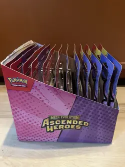 Pokemon TCG Ascended Heroes Tech Sticker Collection LOT OF 12 Display Included - Image 2