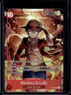 2024 One Piece Treasures Boosters Set Monkey.D.Luffy #ST10-006 - Image 1