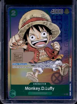 2023 One Piece 1st Anniversary Tournament Participant Promo D. Luffy #P-037 - Image 1