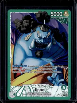 2025 One Piece A Fist of Divine Speed Jinbe Leader #OP11-021 - Image 1