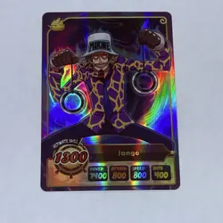 Jango - One Piece Trading Card Game Holo Foil Cool Art Tc8 - Image 1