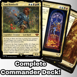 MTG Commander EDH Tom Bombadil 100 Cards Custom Deck 5 Color Sagas Enchantments - Image 1