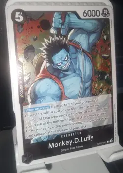 Monkey.D.Luffy OP07-091 500 Years in the Future One Piece Card Game TCG ENG Foil - Image 1