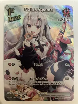 hololive OFFICIAL CARD GAME Nakiri Ayame (SR) hBP02-034 - Quintet Spectrum EN - Image 1