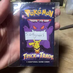 2022, Pokemon, Trick Or Trade, Halloween 3 Card Pack 5.69 Grams - Image 1