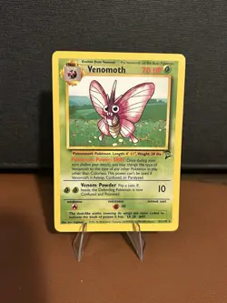 Pokemon TCG Venomoth Base Set 2 Regular Card 031/130 - Image 1