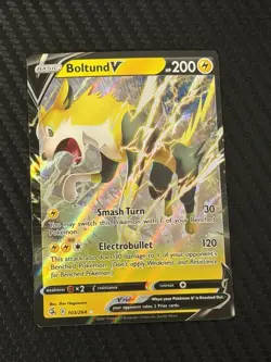 Boltund V 103/264 Fusion Strike Holo Ultra Rare Pokemon Card TCG English NM - Image 1