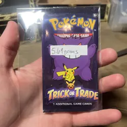 2022, Pokemon, Trick Or Trade, Halloween 3 Card Pack 5.69 Grams - Image 1