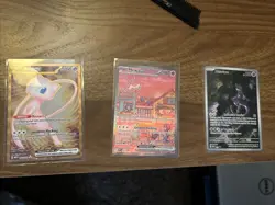 Pokemon Scarlet and Violet Mew EX and Mewtwo Promo Cards 151 Series - Image 1