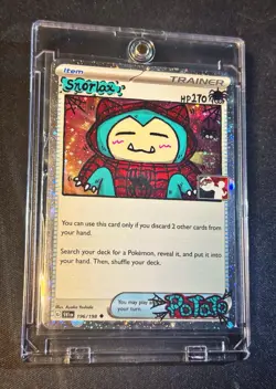 Pokemon Rocket's Snorlax EX 104/109 Holo Card Team Rocket Returns Hand Draw DIY - Image 1