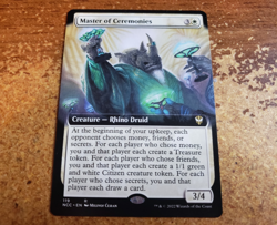 Master of Ceremonies (Extended Art) - SNC New Capenna Commander - Near Mint - Image 1