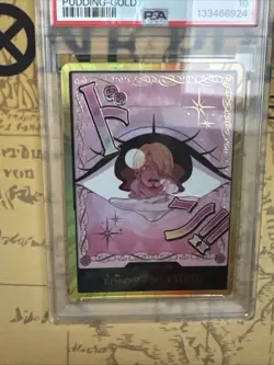 DON!! Card Charlotte Pudding Super Parallel Gold 2025 ONE PIECE Card JP - Image 2