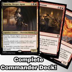 MTG Commander EDH Deck Xantcha, Sleeper Agent 100 Magic Cards Custom Deck Goad - Image 1