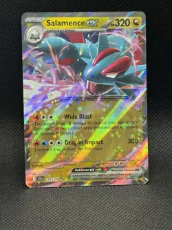 Pokemon TCG Salamence EX Holo Double Rare Card 114/159SV09: Journey Together - Image 1