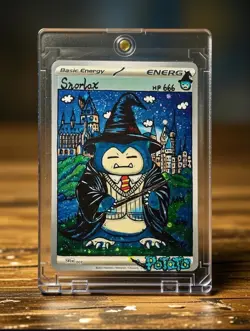 Pokemon Rocket's Snorlax EX 104/109 Holo Card Team Rocket Returns Hand Draw DIY - Image 5