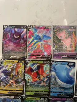 Pokemon Cards All Assorted V. Cards All Decent Condition, All Cards Included - Image 2