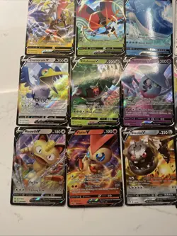 Pokemon Cards All Assorted V. Cards All Decent Condition, All Cards Included - Image 4