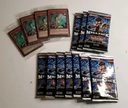 Yugioh TCG Legendary Collection KAIBA 10-Card Mega Pack Lot of 10 + 4 Var. Packs - Image 1