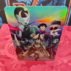 Chi-Chi & Goku Aladdin DRAGON BALL Z Silver Anime ACG Waifu Holo Card Magic - Image 2