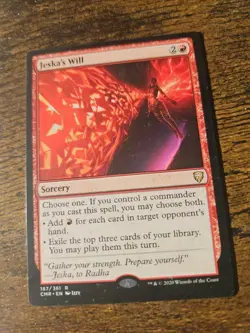 Magic The Gathering Jeska’s Will #187/361 - Image 1