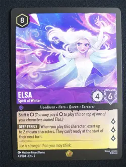 Elsa Spirit of Winter 43/204 - Lorcana Card #149 - Image 1