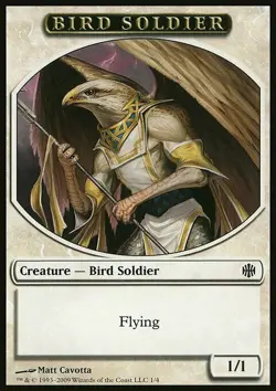 Bird Soldier Token Alara Reborn Played MTG Magic DNA GAMES - Image 1