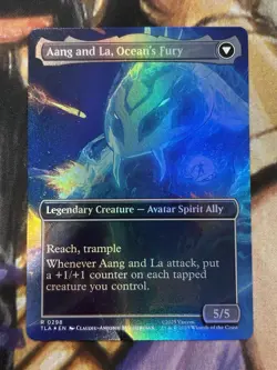 FOIL Aang, Swift Savior #0298 (Borderless) Avatar: The Last Airbender - NM 🔥 - Image 2
