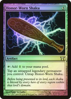 Champions of Kamigawa MTG Foil Honor-Worn Shaku Magic - Image 1