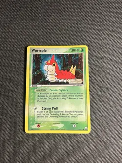 Pokemon TCG Wurmple 70/92 Legend Maker Reverse Holo LP - Image 3