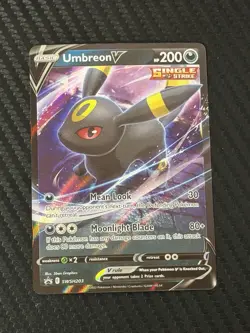 2022 Pokemon SWSH 203 Umbreon V Black Star Promo Holo Mint - Image 1