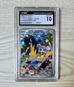 Iono’s Kilowattrel #163 Journey Together Holo CGC 10 Gem Mint Pokemon TCG - Image 1