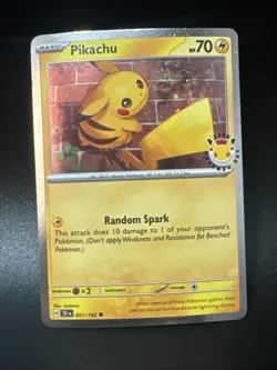 D477861 Pokemon Pokemon Card + Coin Pikachu Pokemon Day Promo 2026 051/162 #5 - Image 1