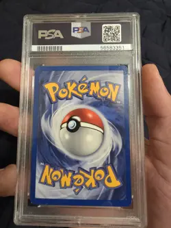 Pokemon 2000 Gym Heroes the Rockets Trap Holo Rare #19/32 PSA 8 - Image 3