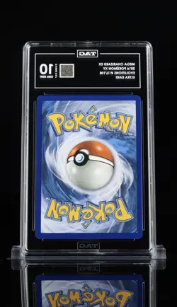 2016 POKEMON XY EVOLUTIONS #13 M CHARIZARD EX TAG 10 - Image 2